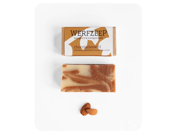 Werfzeep chocoladeswirl - 100 gr