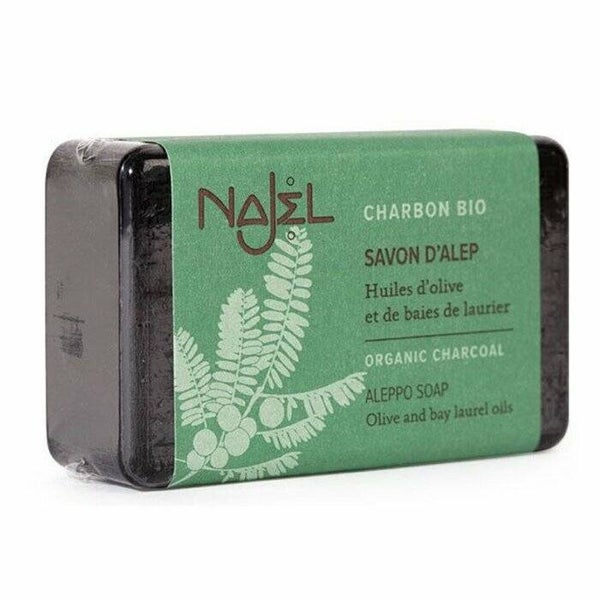 Aleppo Najel Olijfzeep met charcoal 100gr