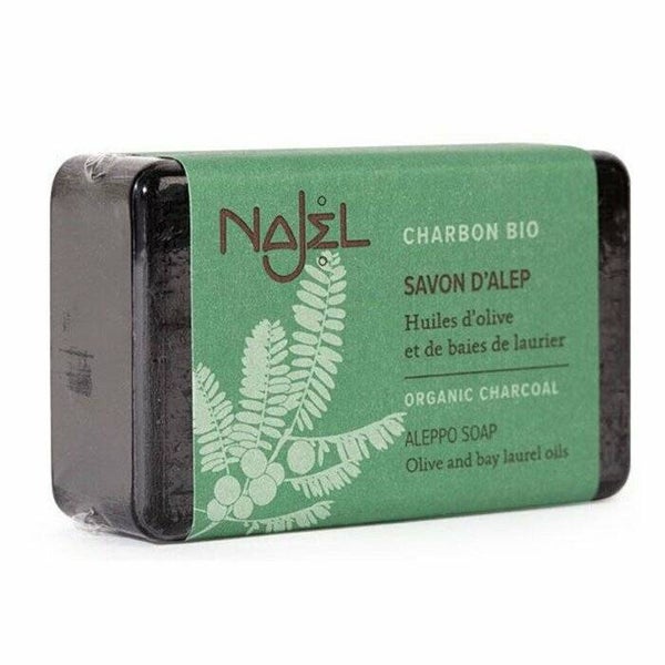 Aleppo Najel Olijfzeep met charcoal 100gr