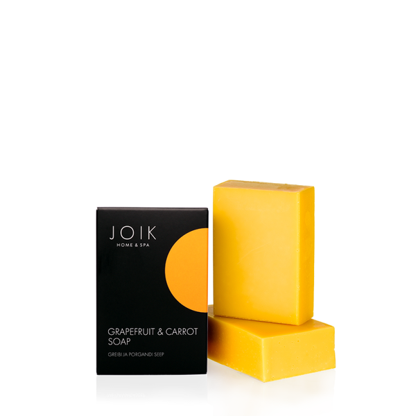 JOIK Vegan grapefruit soap with carrot juice