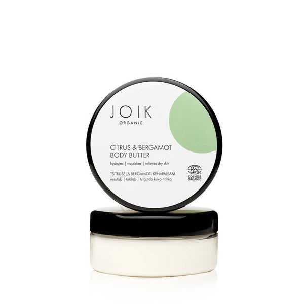 JOIK Organic Vegan Citrus & Bergamot Body Butter 150ml