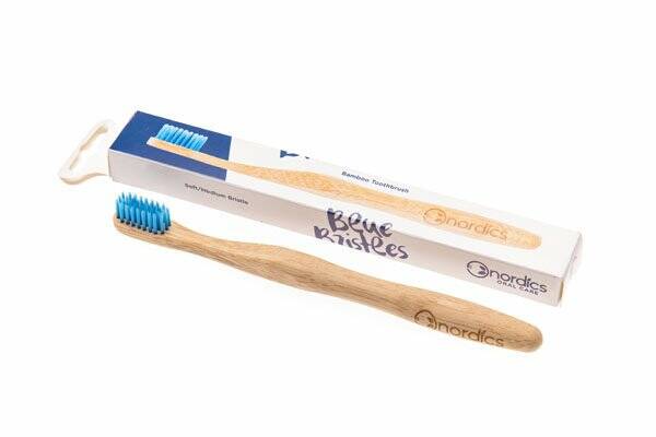 Nordics Bamboe Toothbrush blauw