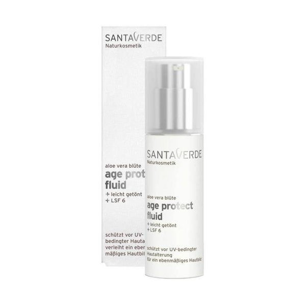 Santaverde Biologische Aloe Vera Age Protect Fluid, tinted en SPF 6