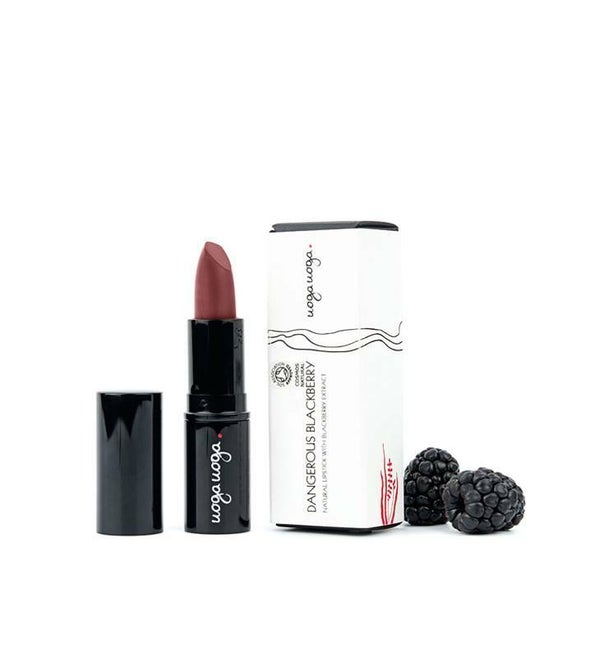 Uoga Uoga Lipstick Dangerous Black Berry 618 - 4g
