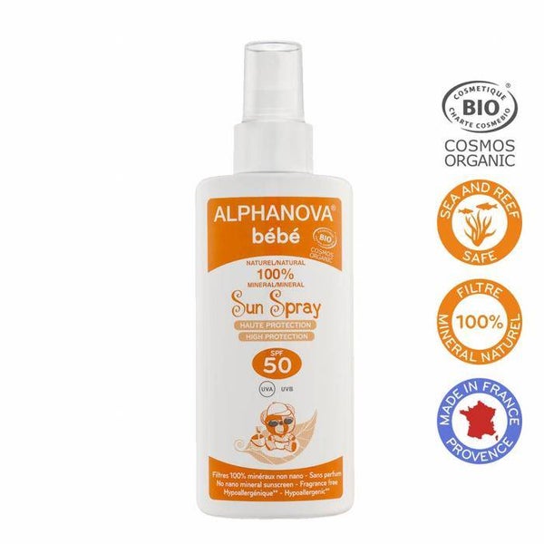 ALPHANOVA SUN BIO SPF 50 Bebe Hypo allergeen Spray 