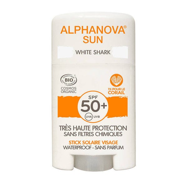 Alphanova SUN BIO SPF 50+ Face SUN STICK - white
