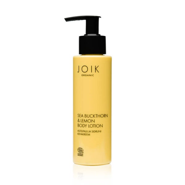 JOIK Organic Vegan Sea Buckthorn & Lemon Body Lotion 150ml