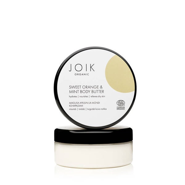 JOIK Organic Vegan Sweet Orange & Mint Body Butter 150ml