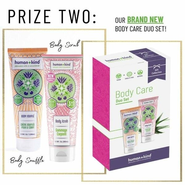 Human + Kind Cadeauset duo van Body Souffle en Body Scrub