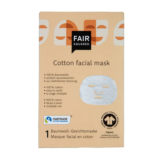 Fair Squared Katoenen Gezichtsmasker