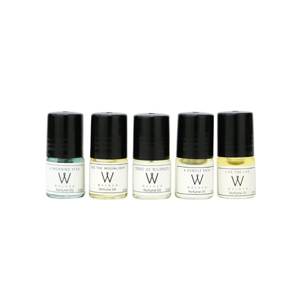 Walden Natural Perfume Rollerball Set Chapter Two 5x2ml