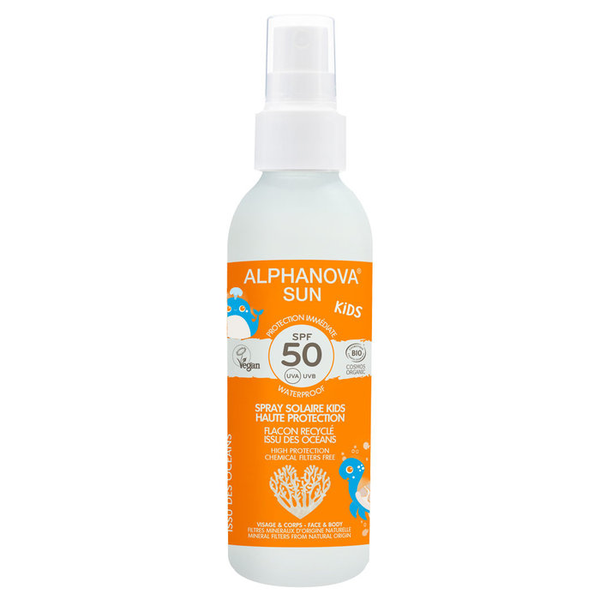 ALPHANOVA SUN BIO SPF 50 SPRAY KIDS in duurzame verpakking