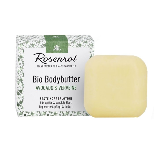 Rosenrot Solid Organic Body butter Avocado & Verveine 70gr