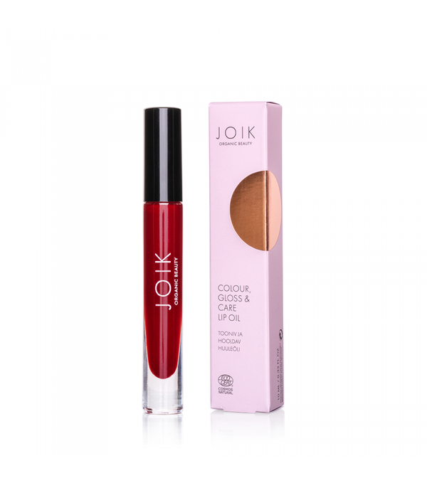 JOIK Organic Kleur, Glans & Verzorgende Lipolie 04 Ruby Red
