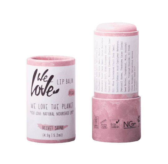 We Love The Planet Natuurlijke lip balm Velvet Shine (VEGAN)