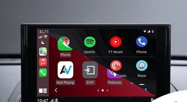 audi a4 carplay interface