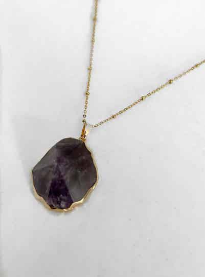 Edelsteenketting Amethist