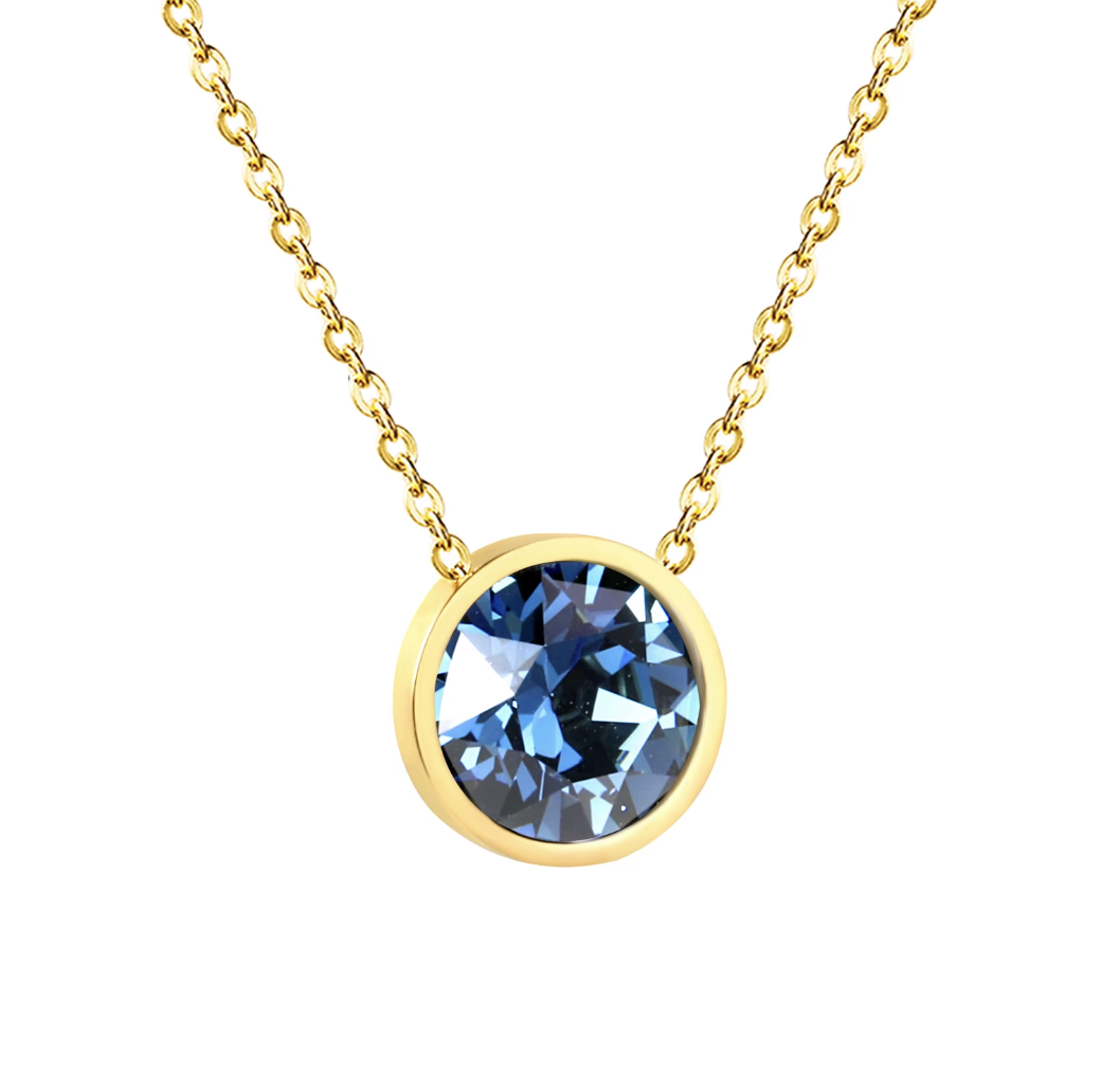 Collier "Lunéa" bleu