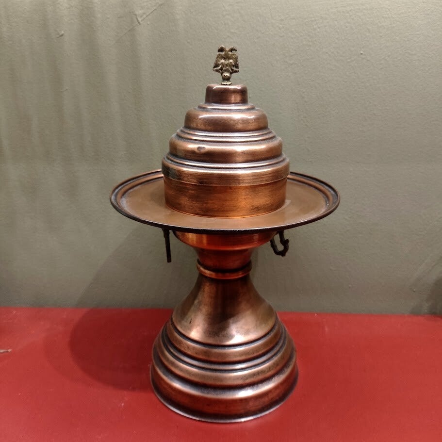 Vintage Copper & Brass Ritual Censer / Brazier
