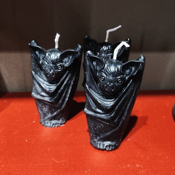 Black Bat Candle