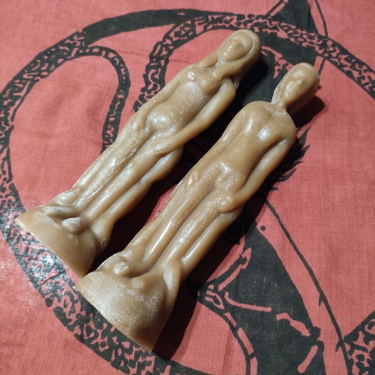 Good Friday Beeswax Figure Candles (Baneful Sorcery)