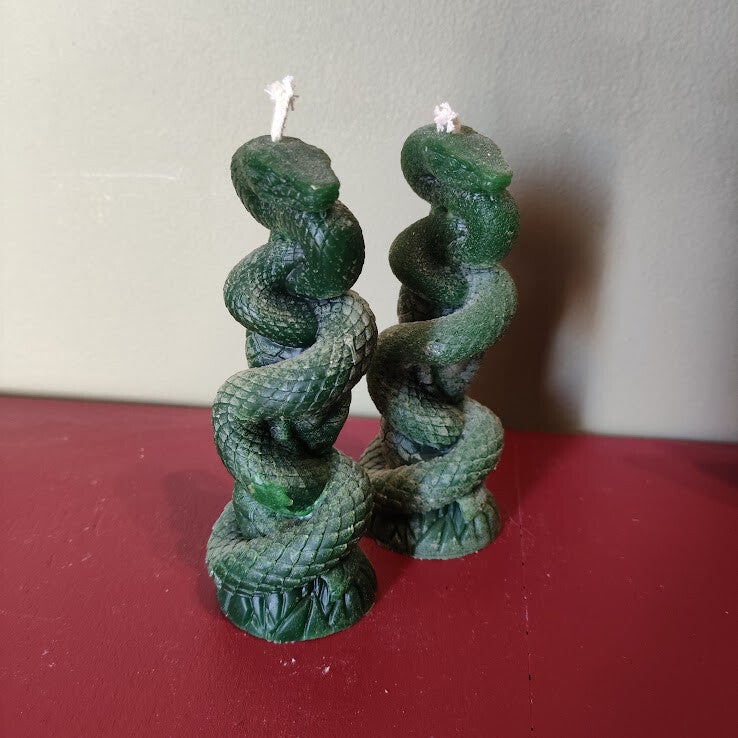 Serpent Ritual Candle (Serpentine / Draconian Effigy)