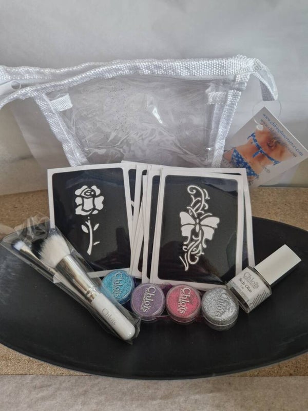 Glittertattooset Girlie