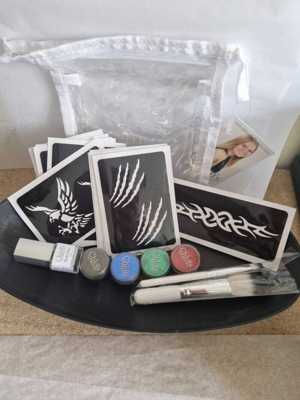 Glittertattooset Bad Boy