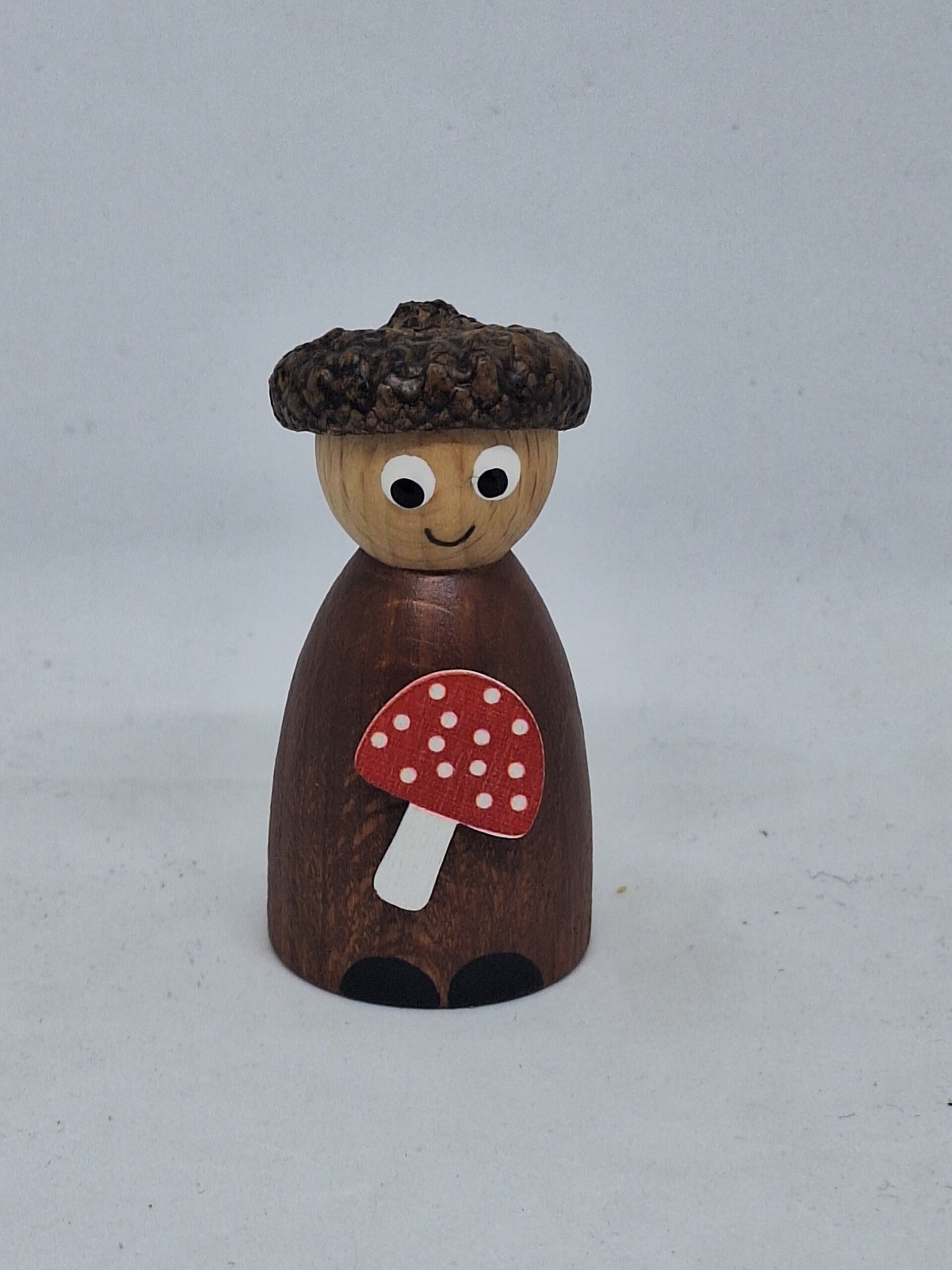 Herfst popje paddestoel