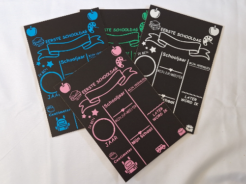 Eerste schooldag bord