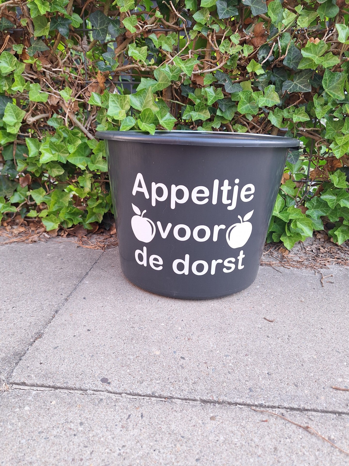 Emmer appeltje voor de dorst