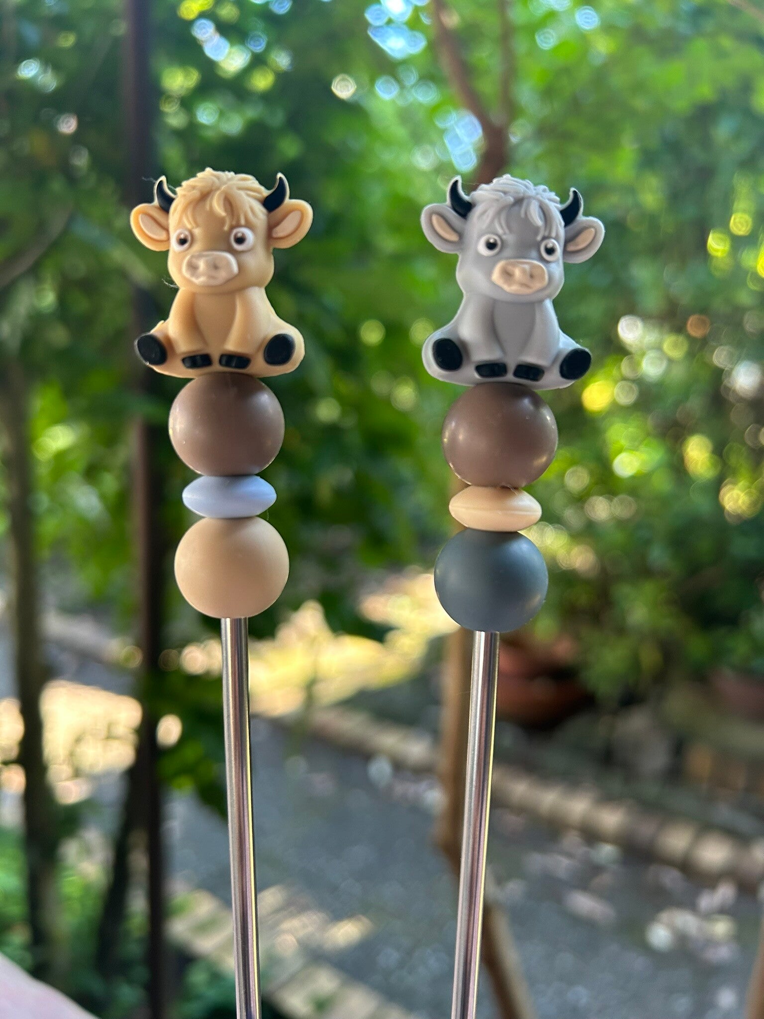 Amigurumi-Sticks im Set: Hochlandrind (3,5mm)