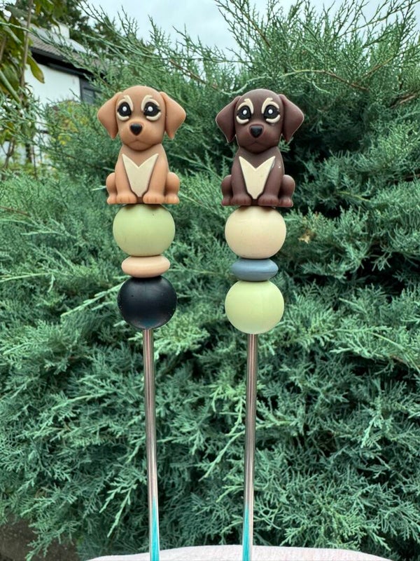 Amigurumi-Sticks im Set: Hund