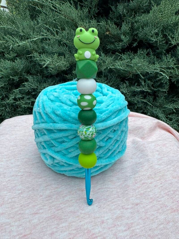 Häkelnadel Frosch
