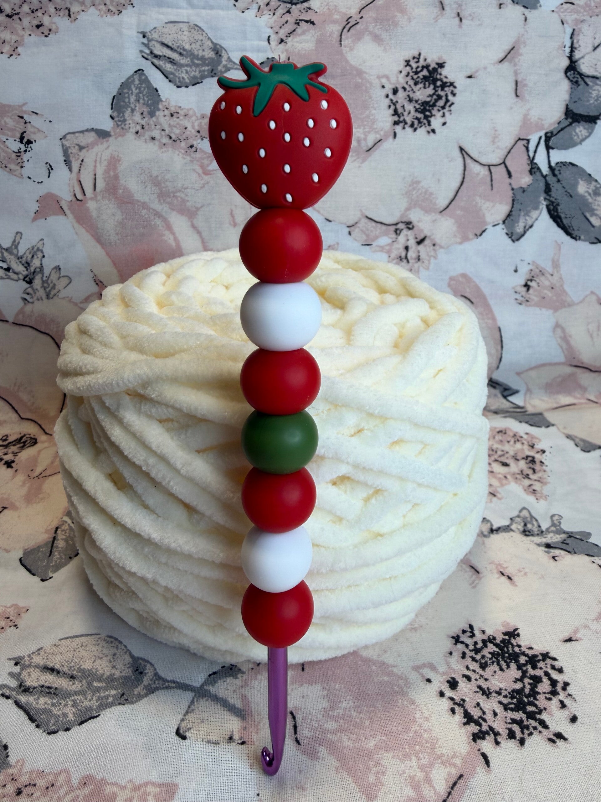 Häkelnadel Erdbeere 4,5 mm