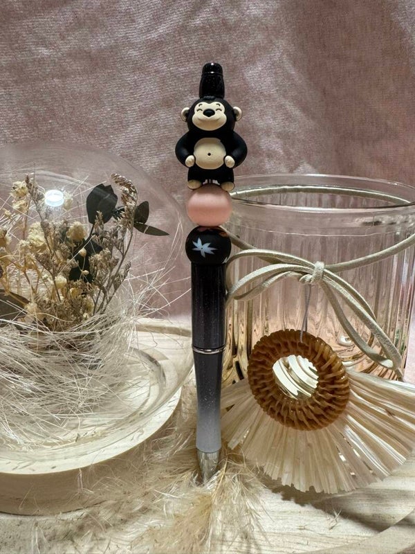 Silikonperlen-Kugelschreiber (Gorilla)