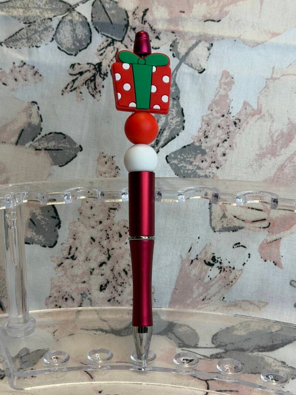 Silikonperlen-Kugelschreiber (Weihnachtsgeschenk)
