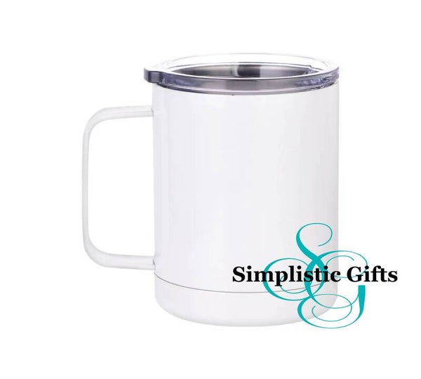 12oz Steel Travel Mug w/lid
