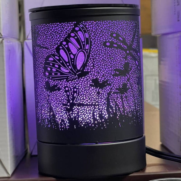 BLACK BUTTERFLIES 2 WAX WARMER
