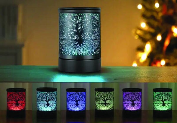 BLACK TREE WITH ROOTS WAX WARMER