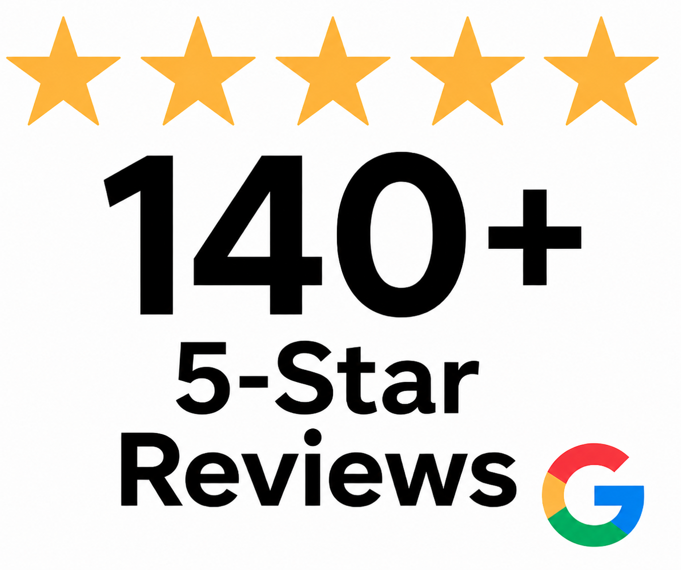 90+ 5 Star Google Reviews Rochester NY
