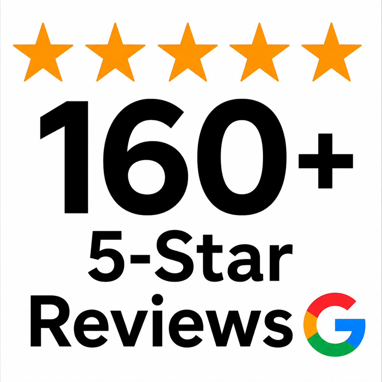 90+ 5 Star Google Reviews Rochester NY