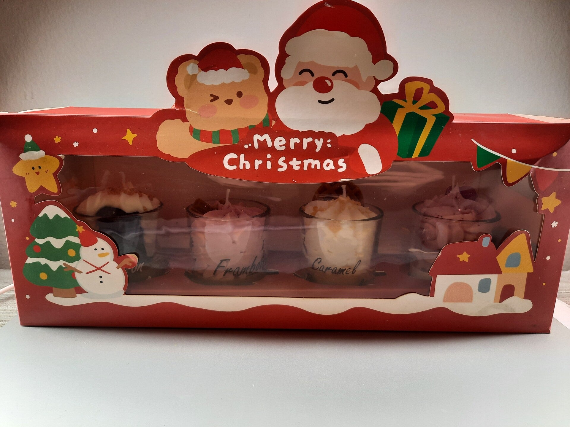 Coffret 4 bougies 70g