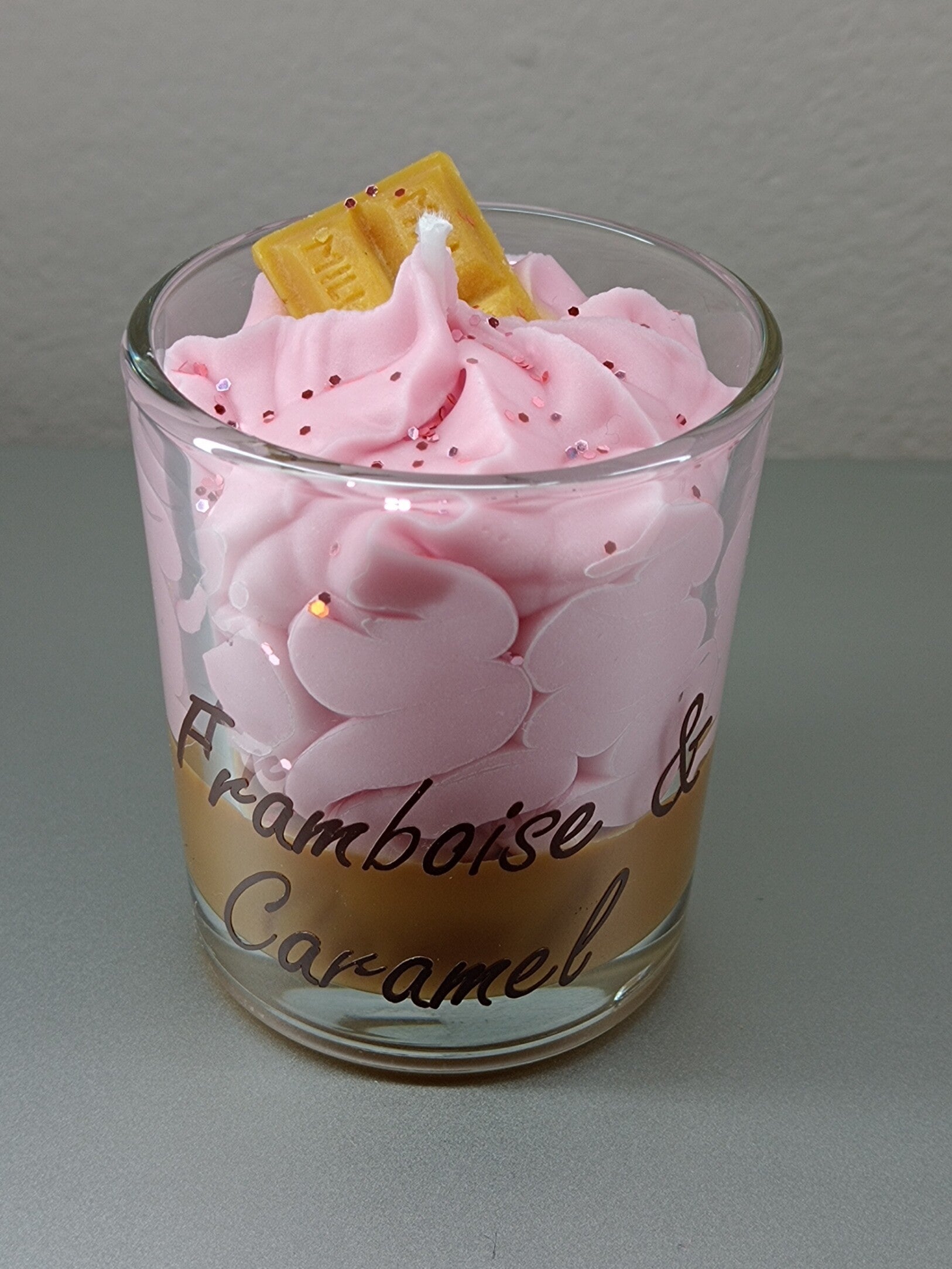 Bougie Framboise caramel