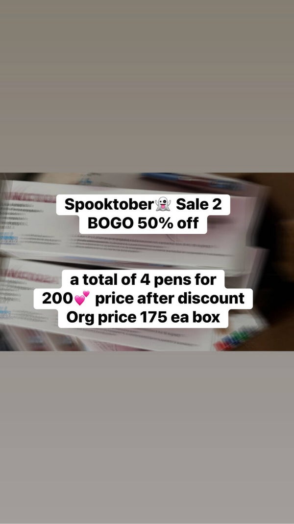 Spooktober Sale #2 BOGO 50% off