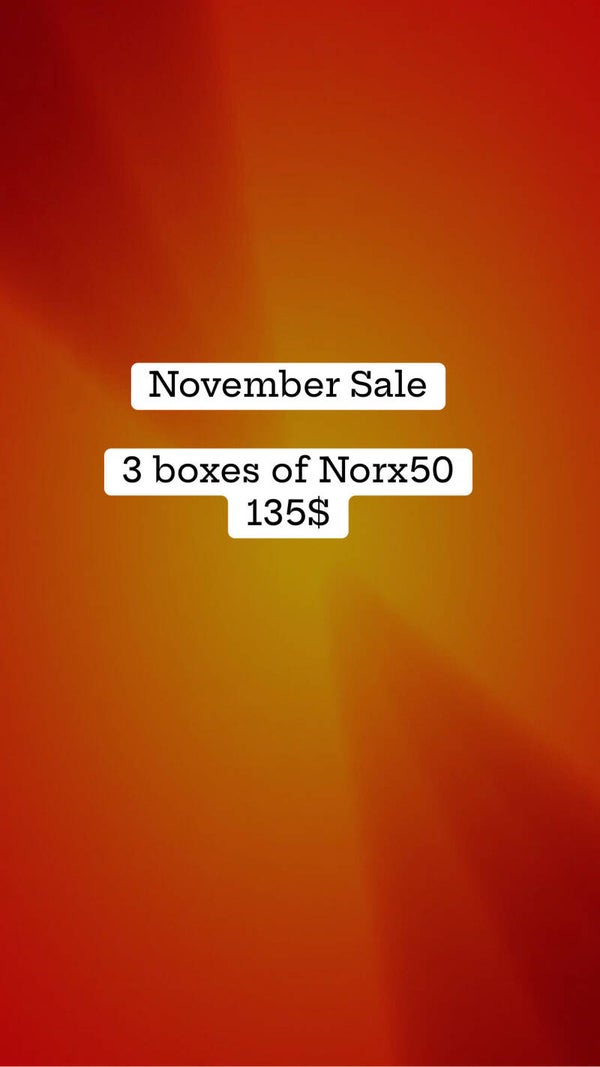November Sale🍂🍁 3 norx50