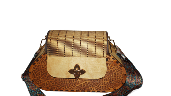 Holzhandtasche Modell Manu