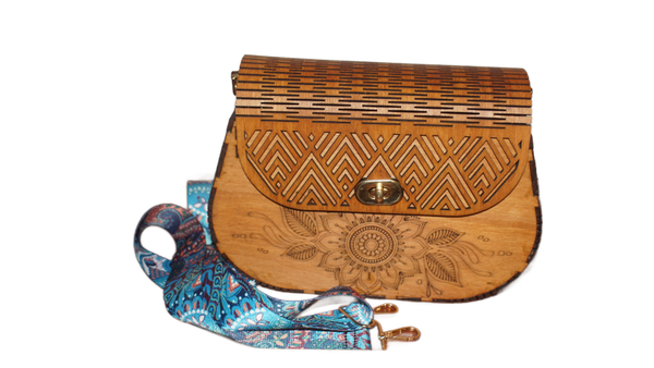 Schöne Holzhandtasche Modell Jesica
