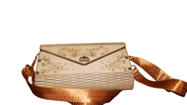 Kleine Klatsch Holzhandtaschen Modell Ina