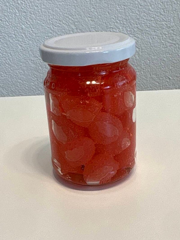 Marmeladen Kerze Erdbeeren